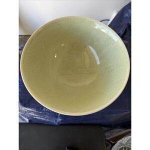 GREEN BIA CORDON BLEU ANCIEN CELADON ALL OVER CRACKLE 9 Inch SERVING BOWL